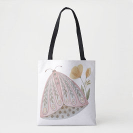 Tote Bag Boho Aquarelle Papillon Floral Boho Style