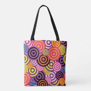 TOTE BAG BOHO BOHEMIAN COLOR BLAST FOURRE-TOUT PURSE