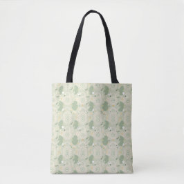 Tote Bag Boho Chic Fourre-tout à Sage Green - tendance et f