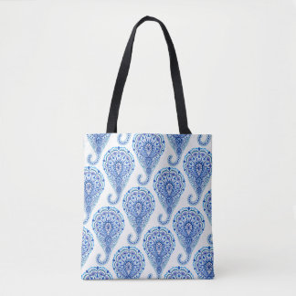 Tote Bag Boho Chic Paisley sans fil Oriental