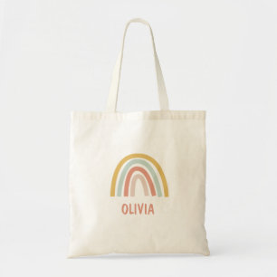 Tote Bag Boho Kids Rainbow Personnalisé