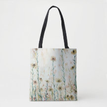 Boho Vintage Beige Fleurs Sauvages