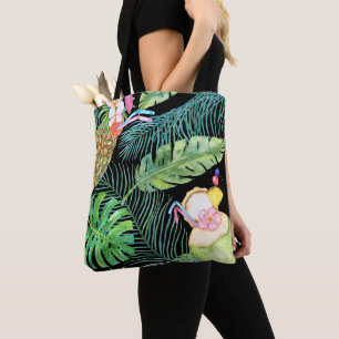 Tote Bag Boissons tropicales Fourre-tout