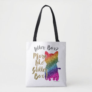 Tote Bag Boîte à parties scintillant Kitty