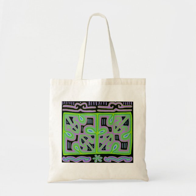Tote Bag Boîte de musique Panama Mola (Devant)