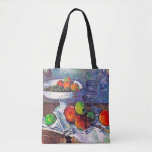 Tote Bag Bol à fruits, Verre et Pommes, Cézanne