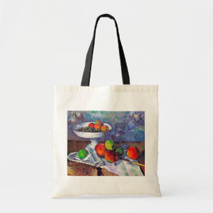 Tote Bag Bol à fruits, Verre et Pommes, Cézanne