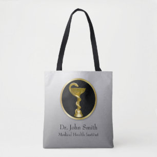 Tote Bag Bol médical professionnel en or Hygieia