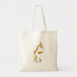 Tote Bag Bold Beauty Women Empowerment Face Line Citations