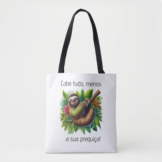 Tote Bag Bolsa Sincera – Leva tudo, fala a real. (Devant)