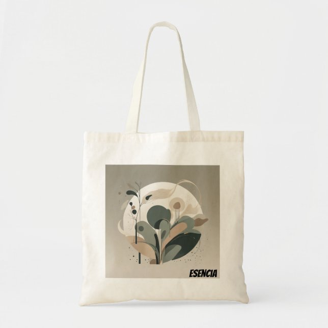 Tote Bag Bolsa Tote Minimal Esencia Abstracta (Devant)