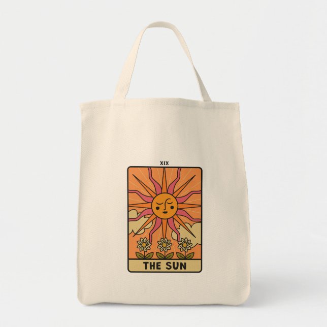 Tote Bag Bolsa Tote - The Sun Tarot (Devant)