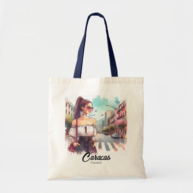 Tote Bag Bolso de Tela Caracas (Devant)