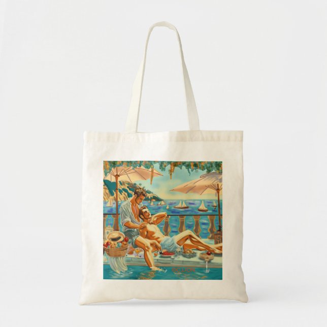 Tote Bag Bolso lgbt verano. (Devant)
