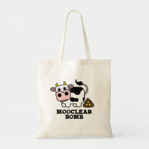 Tote Bag Bombe Mooclebre Funny Cow Pun