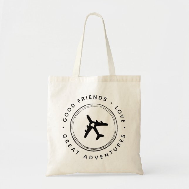 Tote Bag Bon Amis Grandes Aventures Voyage (Devant)