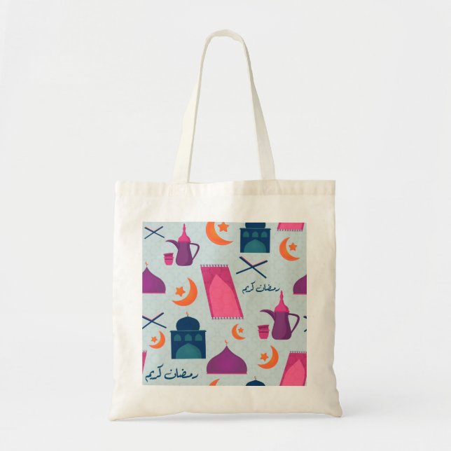 Tote Bag Bon Motif du Ramadan (Devant)