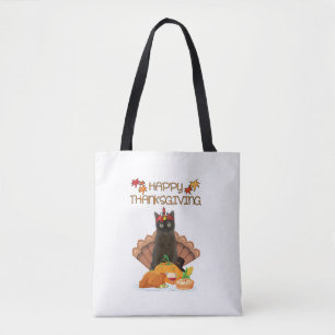Tote Bag Bon thanksgiving Jour Chat Birman Cadeau Chat Funn