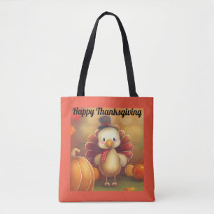 Tote Bag Bon thanksgiving mignon Turquie Fourre-tout
