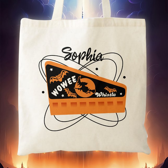 Tote Bag Bonbon à sifflet à cire Halloween des années 60 vi (Créateur téléchargé)