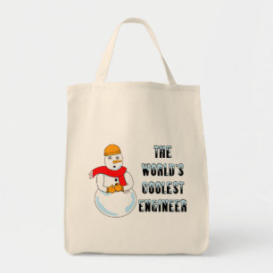 Tote Bag Bonhomme de neige ingénieur le plus cool