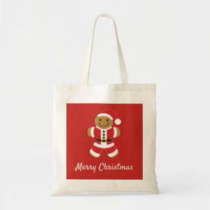 Tote Bag Bonhomme en pain d'épice de Père Noël