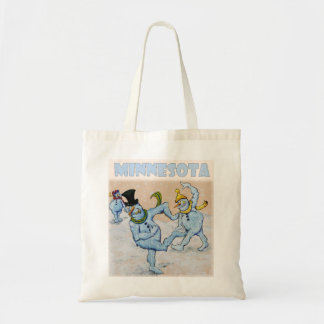 Tote Bag Bonhommes de neige abominables du Minnesota