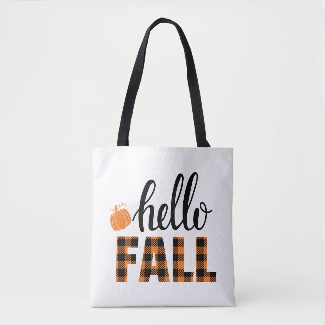 Tote Bag Bonjour automne (Devant)