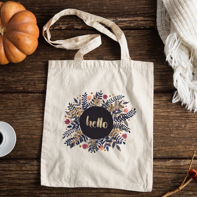 Tote Bag Bonjour automne (Créateur téléchargé)