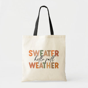 Tote Bag Bonjour automne   Météo du sucre