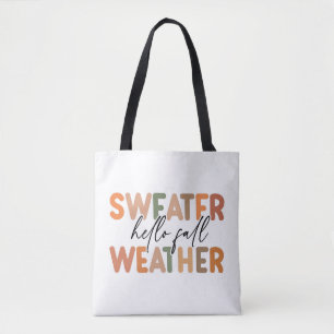 Tote Bag Bonjour automne   Météo du sucre