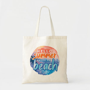 Tote Bag Bonjour Été Profitez De La Plage