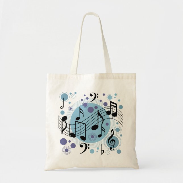 Tote Bag bonjour musique (Devant)