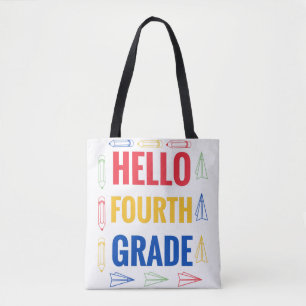 Tote Bag Bonjour quatrième année