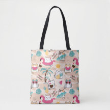 Bonjour Summer Beach Chat Surfer Kawaii Kitty