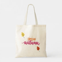 Bonjour Typographie d'automne | Feuilles de rentré