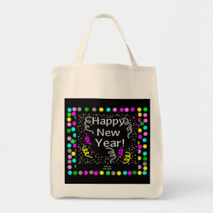 Tote Bag Bonne nouvelle année Bonjour Grocery Fourre-tout