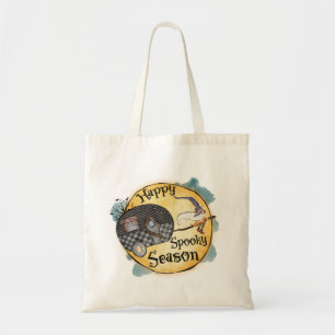 Tote Bag Bonne saison Éffrayante   Halloween Camping