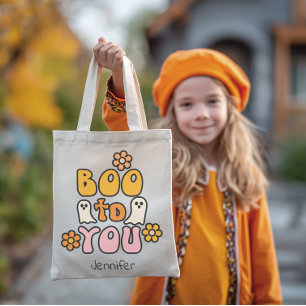 Tote Bag Boo à toi Halloween personnalisé