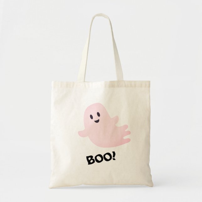 Tote Bag Boo Sweet Rose Ghost Halloween (Devant)