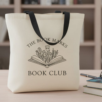 Tote Bag Book Club Personalized Member's Gift