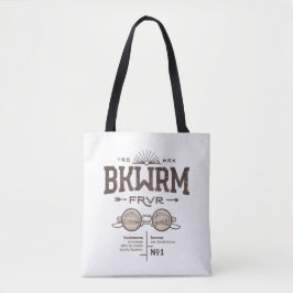 Tote Bag Bookworm Forever BKWRM FRVR