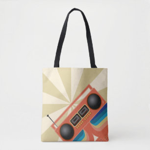 Tote Bag Boom Box Rouge génial