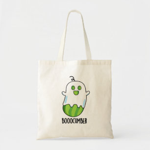 Tote Bag Booocumber Funky Ghost Concomber Pun