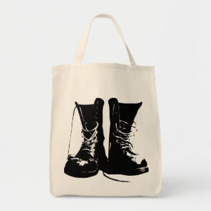 Tote Bag Boots (version noire) Épicerie Fourre-tout