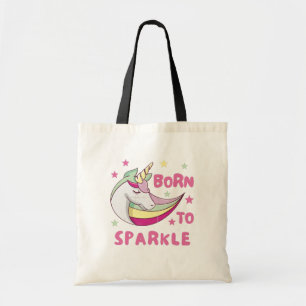 Tote Bag Born to Sparkle