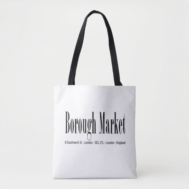 Tote Bag Borough Market Londres (Devant)