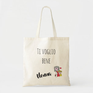 Tote Bag Borsa Ti voglio bene Nonna - maschietto