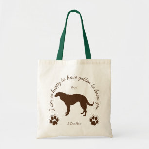 Tote Bag Borzoi Original bag for you and your dog トートバッグ