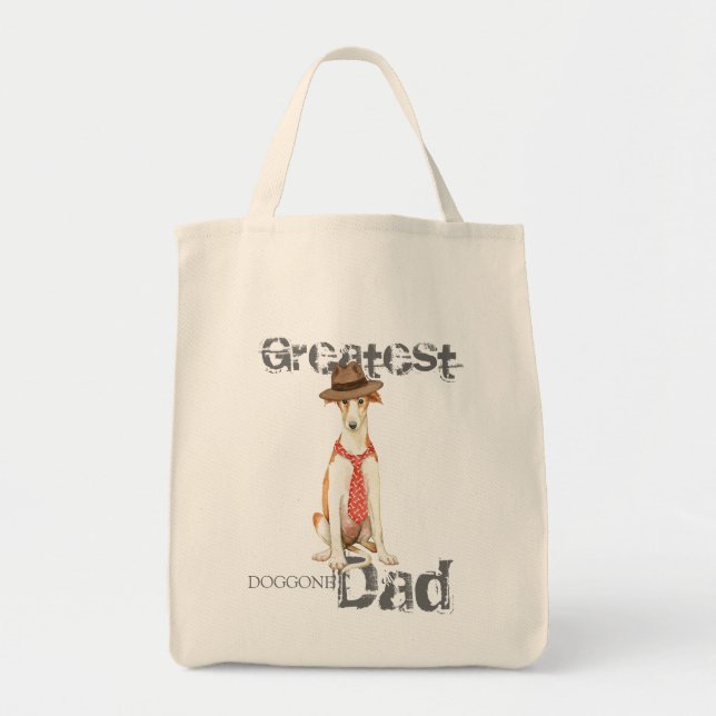 Tote Bag Borzoi Papa (Devant)